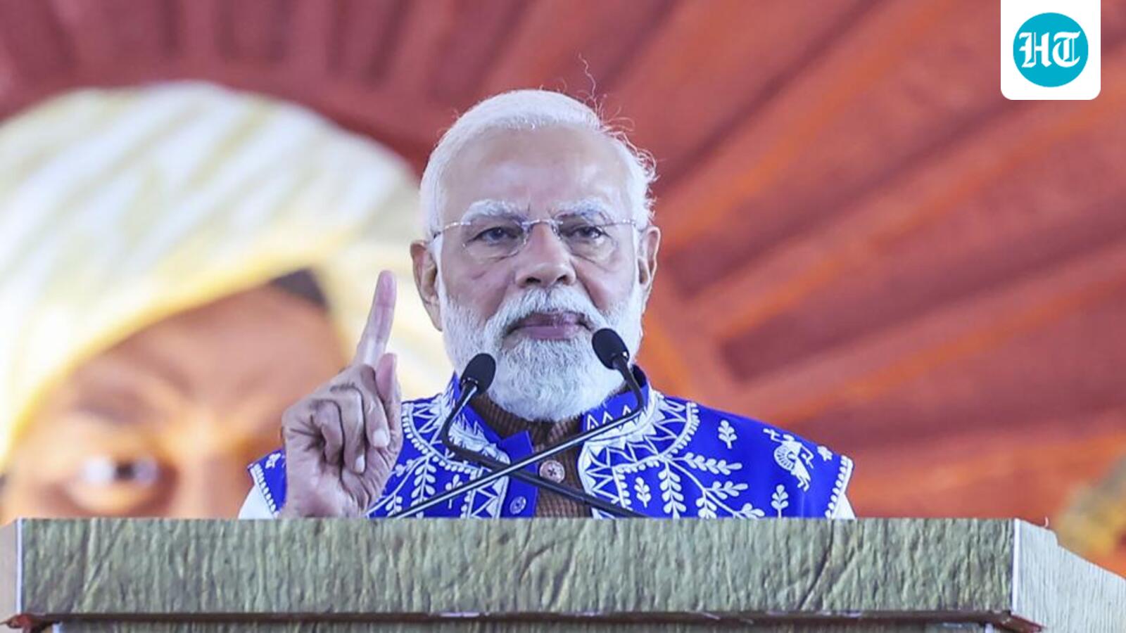 PM Modi accuses Congress of neglecting tribal communities, unveils  ₹9,700-cr projects in Gujarat