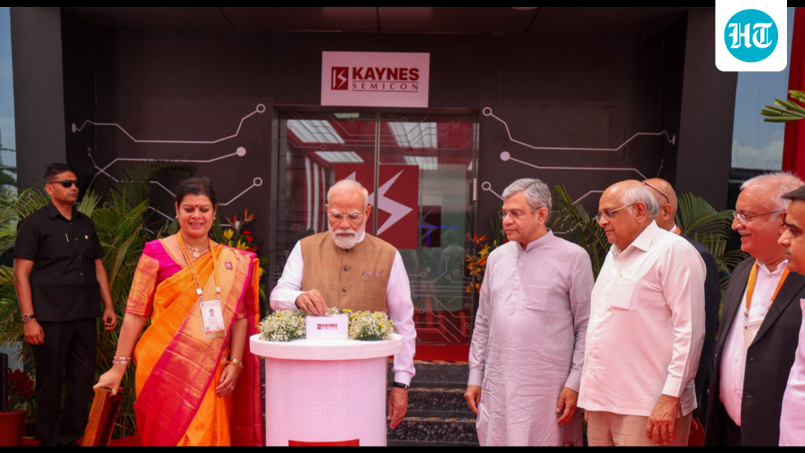 Modi inaugurates semiconductor manufacturing facility in Gujarat’s Sanand