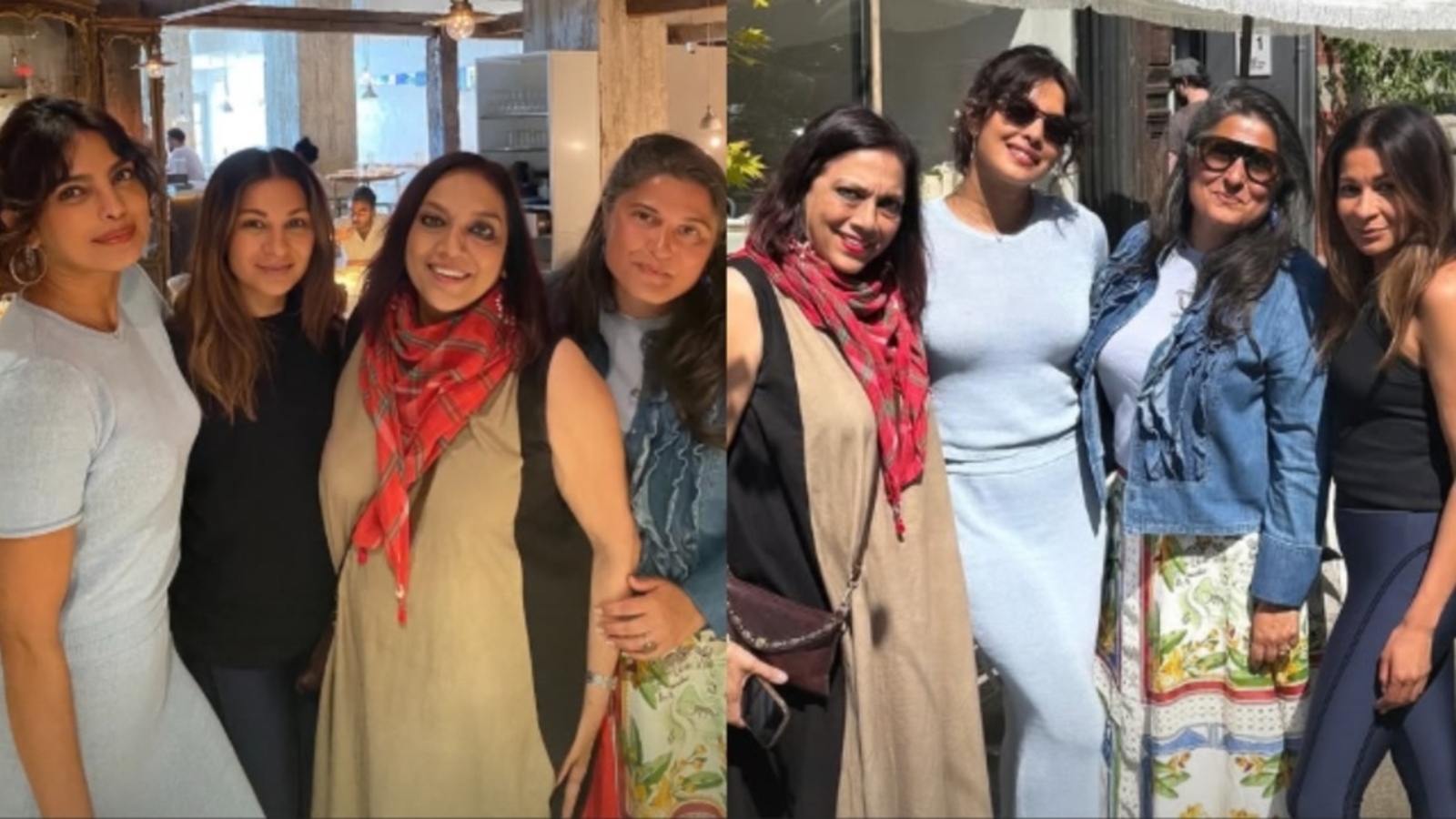 Priyanka Chopra has a ‘borderless brunch’ with Pak's Sharmeen Obaid Chinoy, Mira Nair in US; rushes home to baby Malti