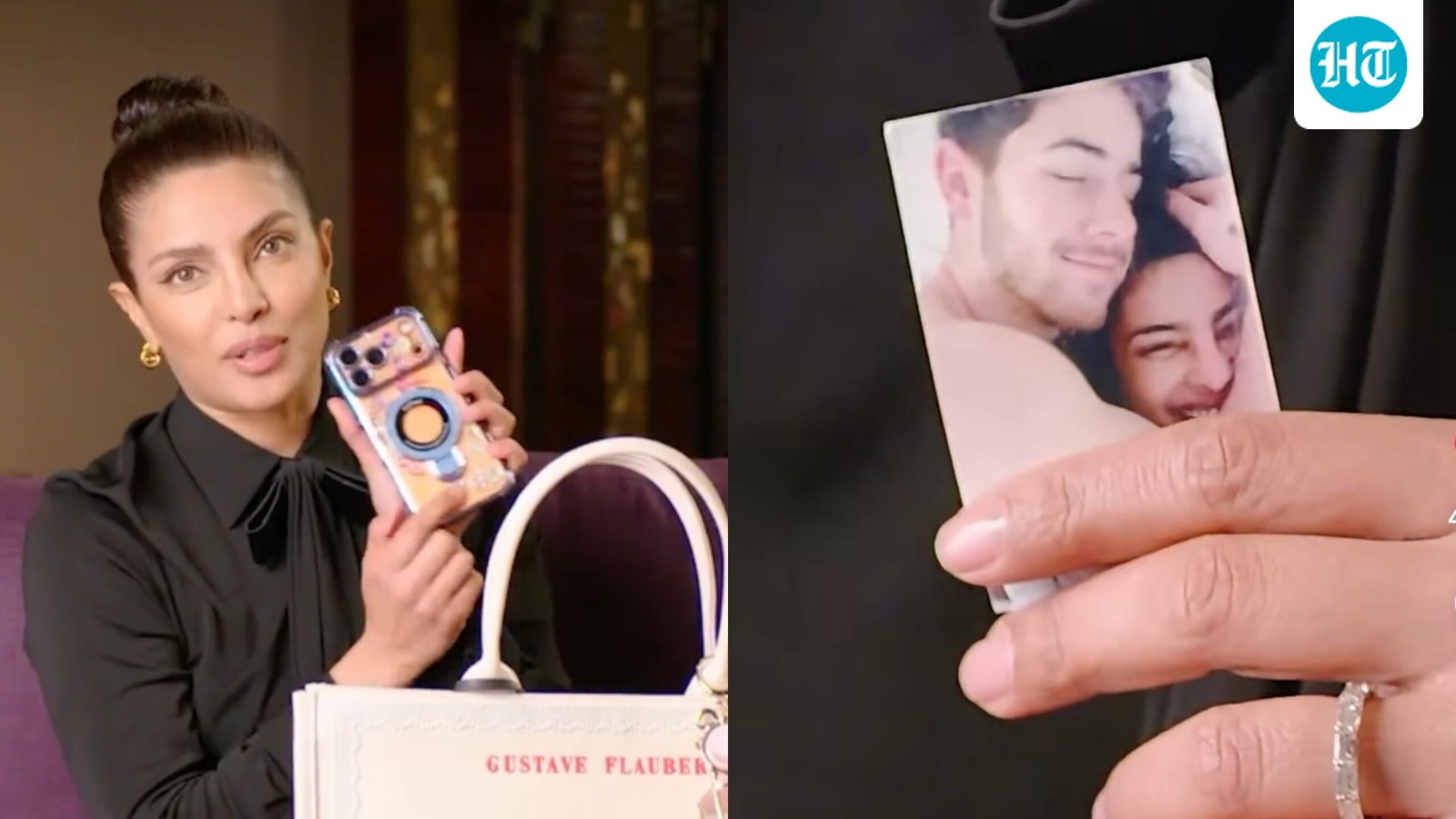 Priyanka Chopra shows off Malti’s ‘fancy’ artwork on her phone, shares she carries Nick Jonas' picture with her always