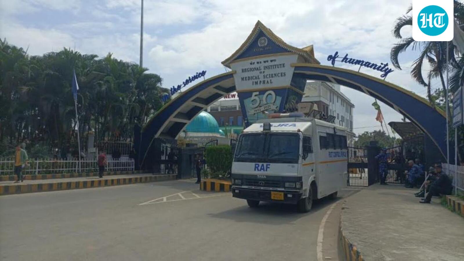 Protest continues against treatment of 3 Kuki men outside Imphal hospital