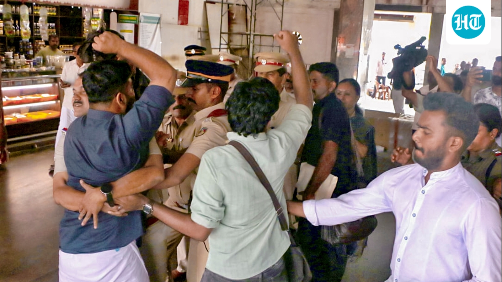 Protests erupt in Kerala after alleged attack on health minister Veena George | Top points
