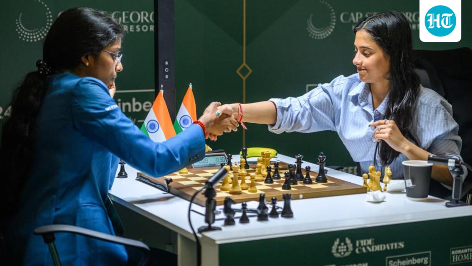 Vaishali outplays Divya, remains in joint first place
