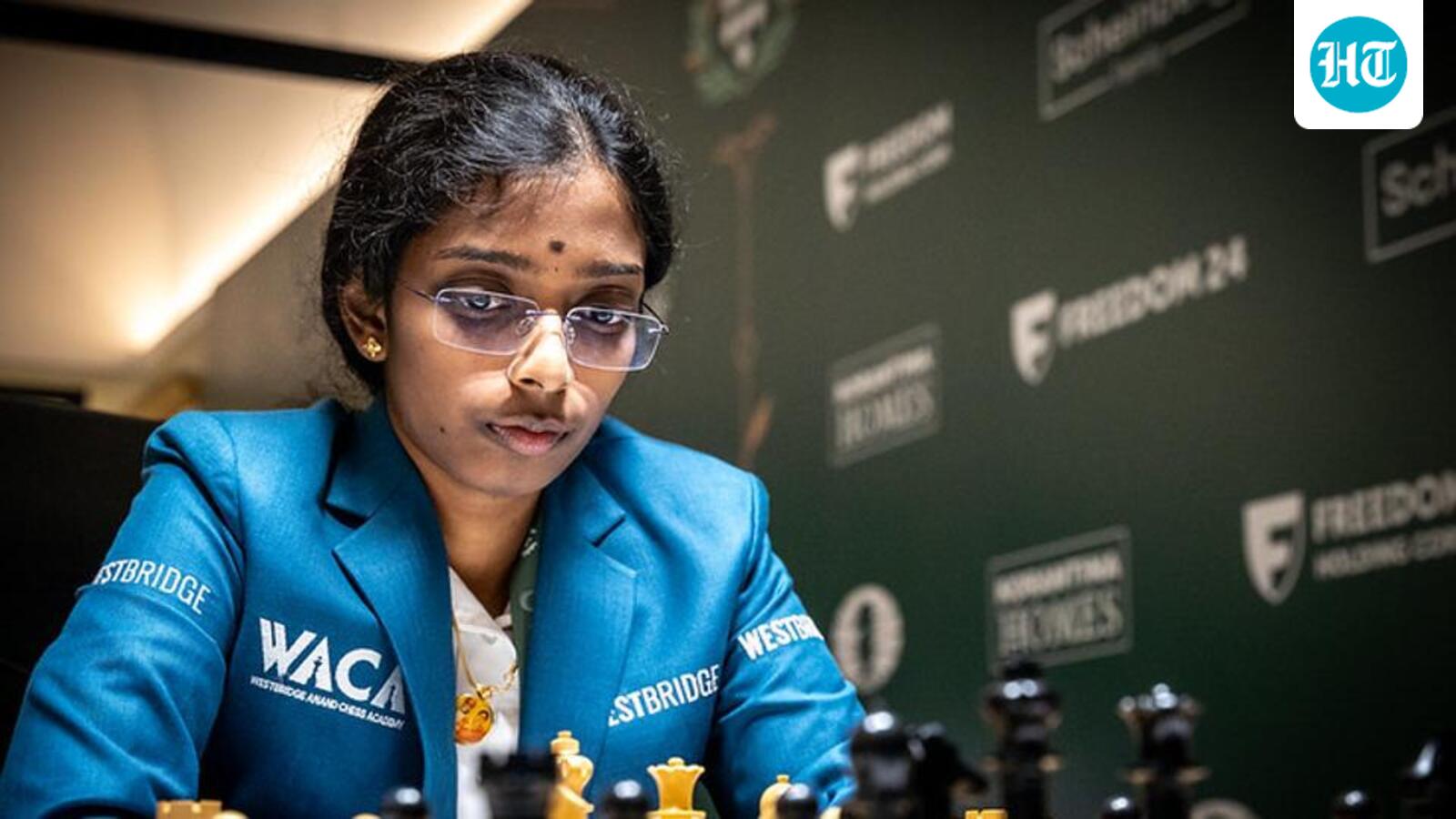 Vaishali loses, Zhu catches up to share lead