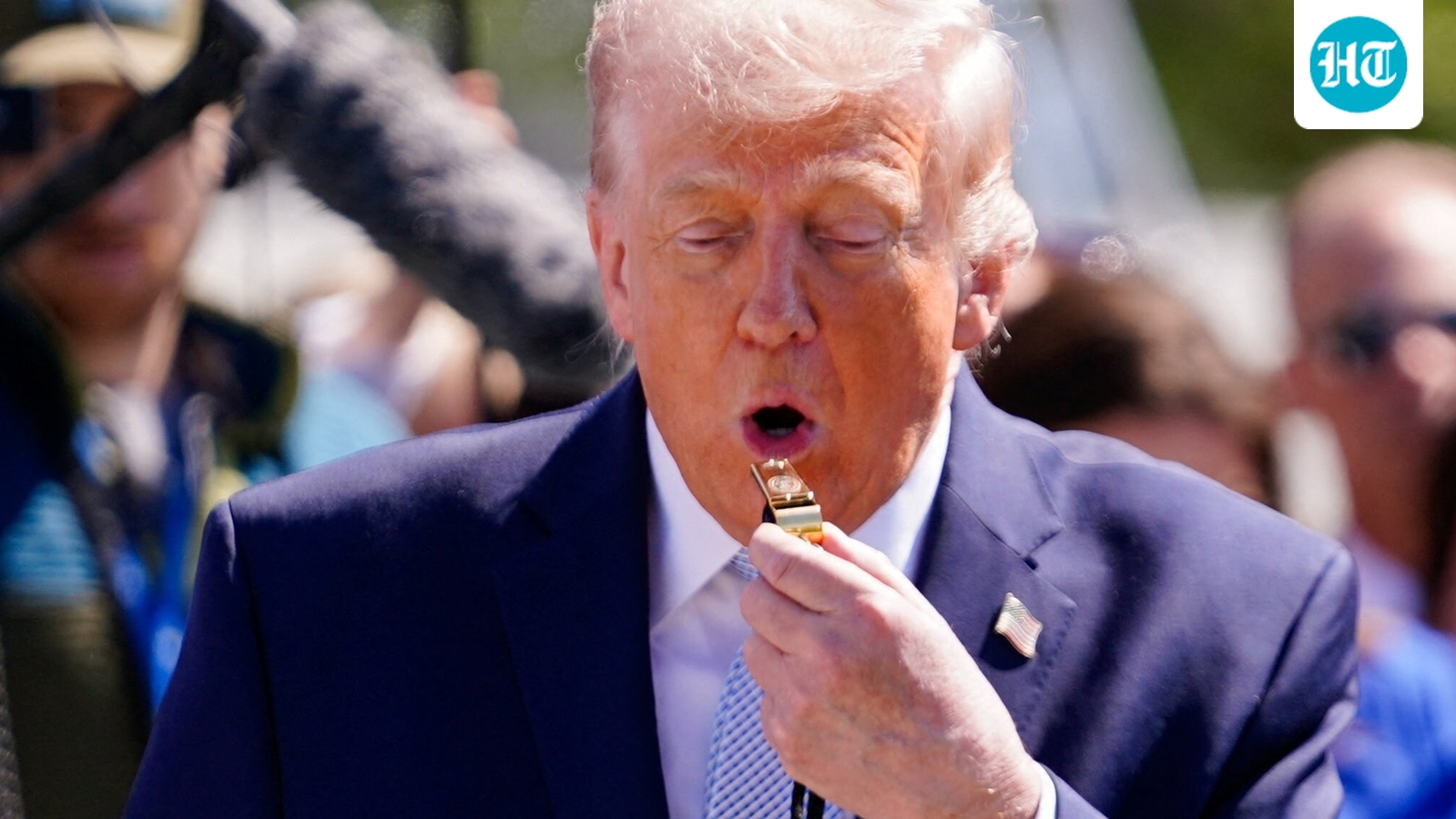 Bruised hand covered with makeup? Trump's Easter Egg Roll photos spark fresh health scare buzz