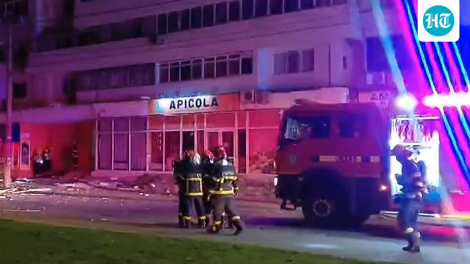 NATO member Romania says Russian drone hit block of flats, injuring two people
