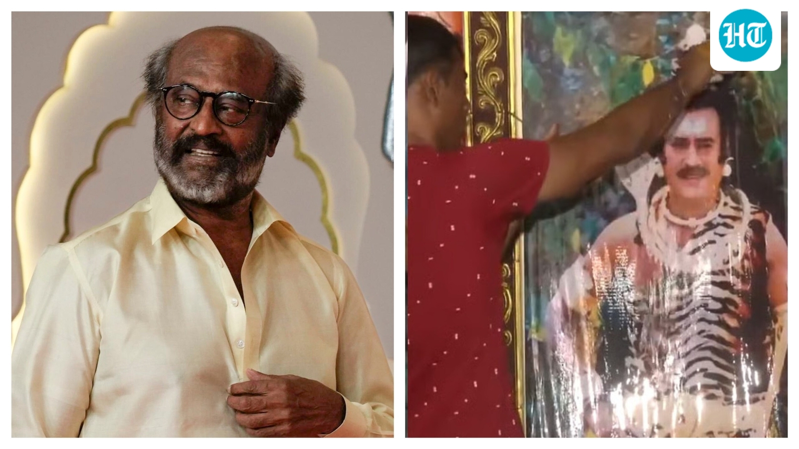 Internet not amused as Rajinikanth’s fan performs puja to actor’s Lord Shiva image ahead of Maha Shivratri