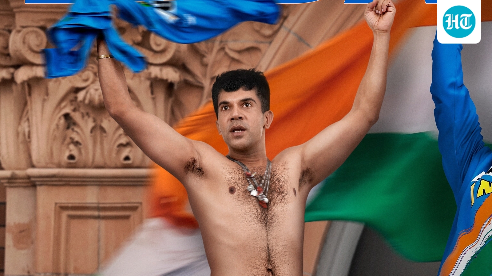 Rajkummar Rao recreates Sourav Ganguly's iconic shirtless Lord's celebration in Dada first poster; leaves fans divided
