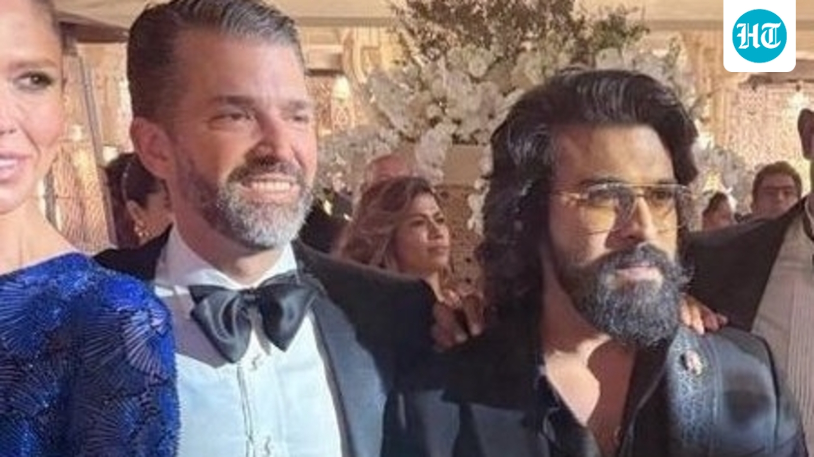 Ram Charan spotted chatting with Donald Trump Jr at Netra Mantena, Vamsi Gadiraju's Udaipur wedding