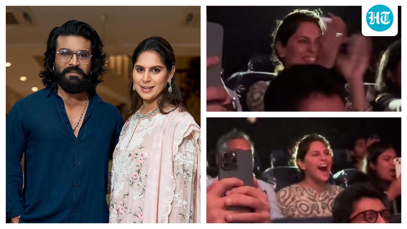 Upasana Konidela joins fans to watch Ram Charan's Peddi in Hyderabad theatre, cheers wildly for husband. Watch