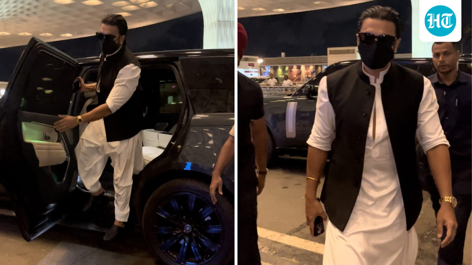 Ranveer Singh makes first appearance hours after FWICE ban on him, hides face with mask as he flies out of Mumbai
