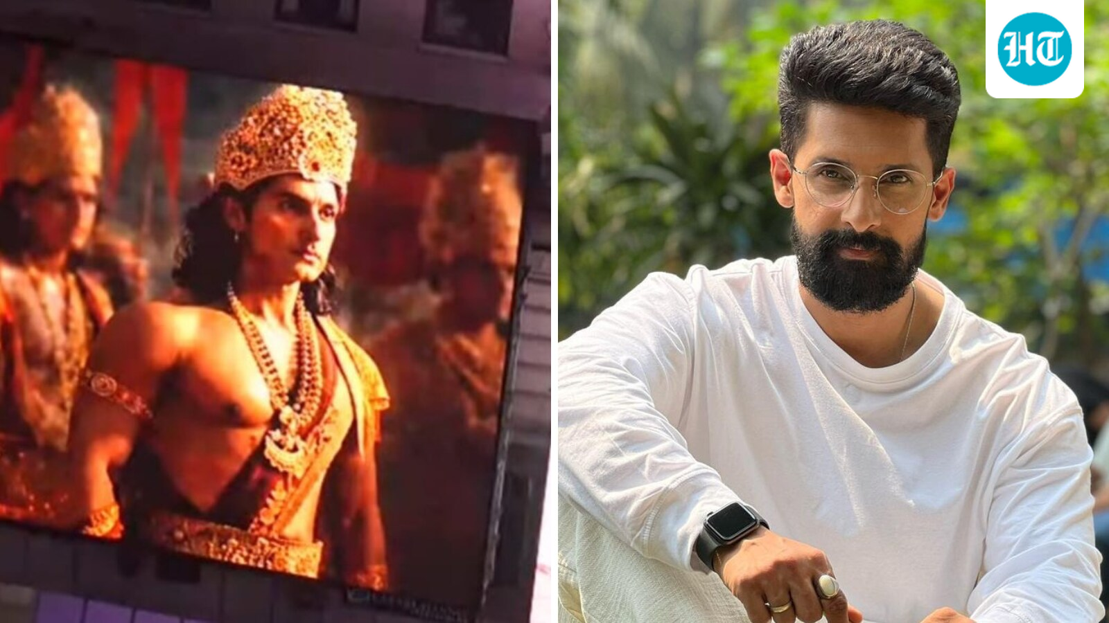 Ravie Dubey overwhelmed as fans plaster his Lakshman look from Ramayana on Times Square: ‘After all these years…’