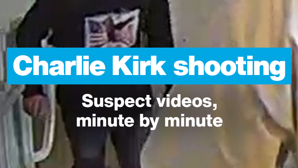 Charlie Kirk shooting: Suspect videos, minute by minute