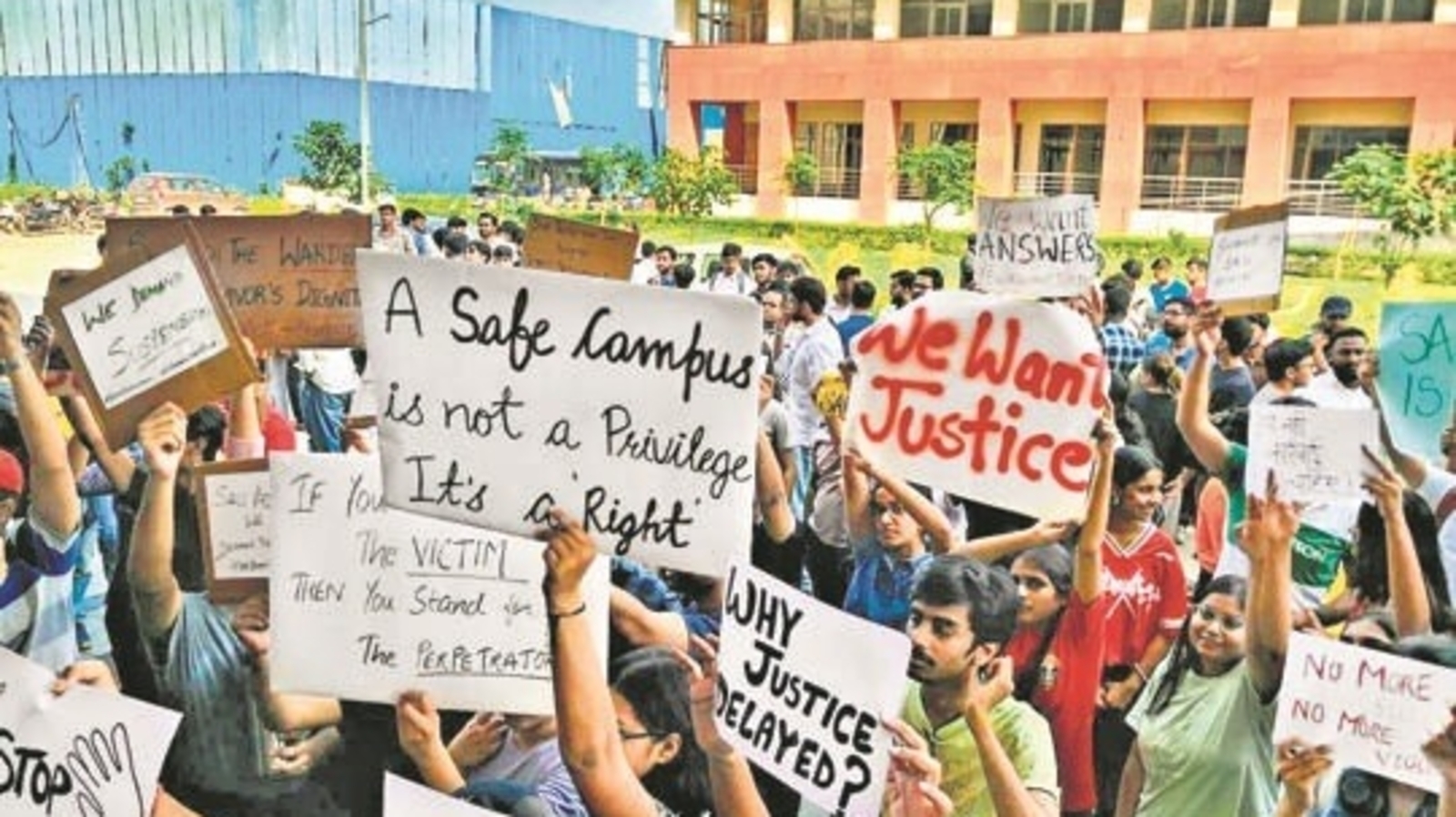 Teen told to 'bathe, change clothes' after alleged sex assault on Delhi college campus