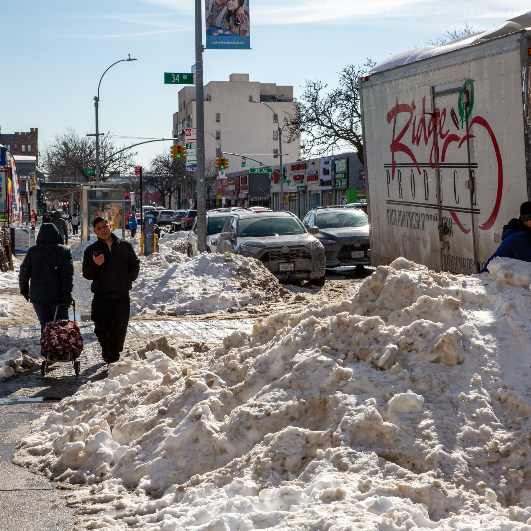 Who’s Supposed to Clear the Snow From New York City’s Street Corners?
