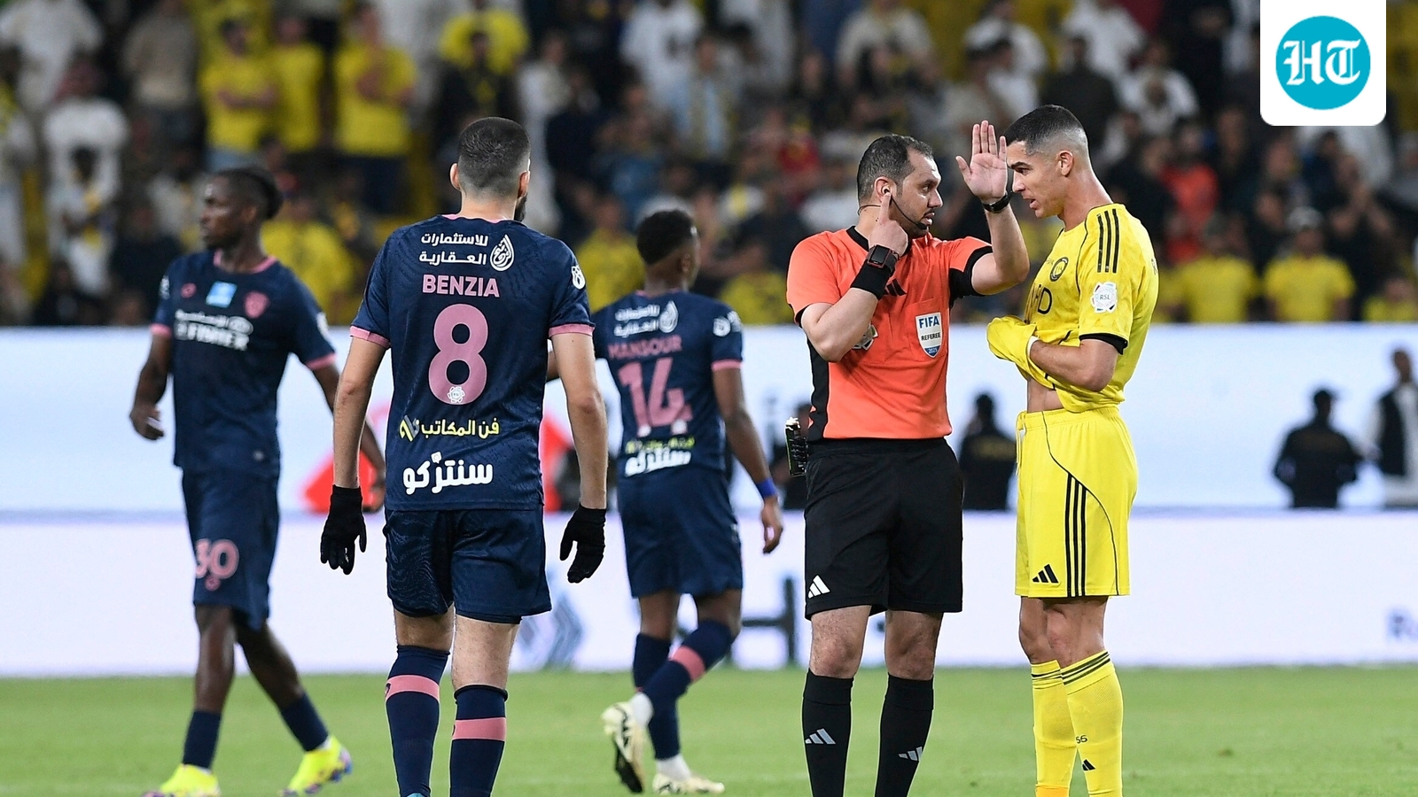 Cristiano Ronaldo vents frustration on referee with icy sarcasm, notches up his 953rd goal afterwards