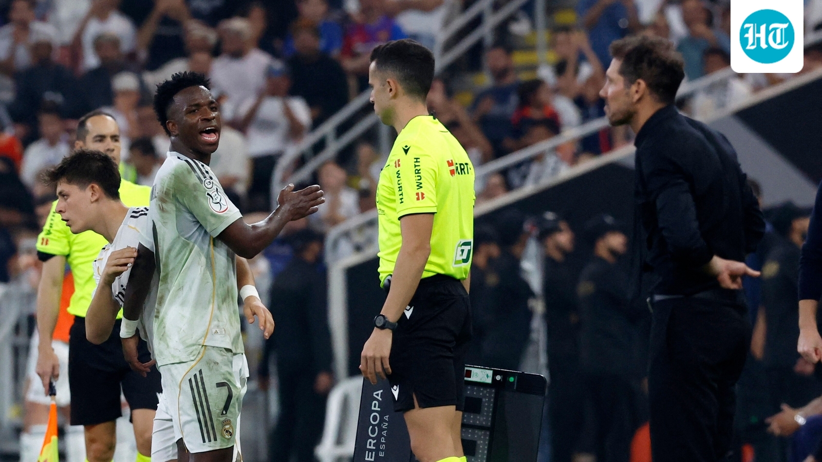Atletico Madrid escalate war of words after heated spat between Vinicius Jr. and Diego Simeone: ‘That’s a classic'