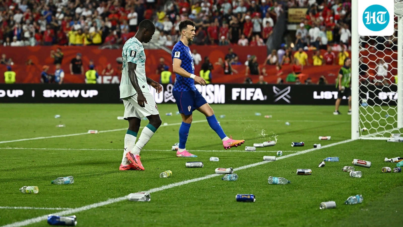Croatia fans throw trash onto pitch after VAR rules out Josko Gvardiol’s goal and Portugal advances in FIFA World Cup