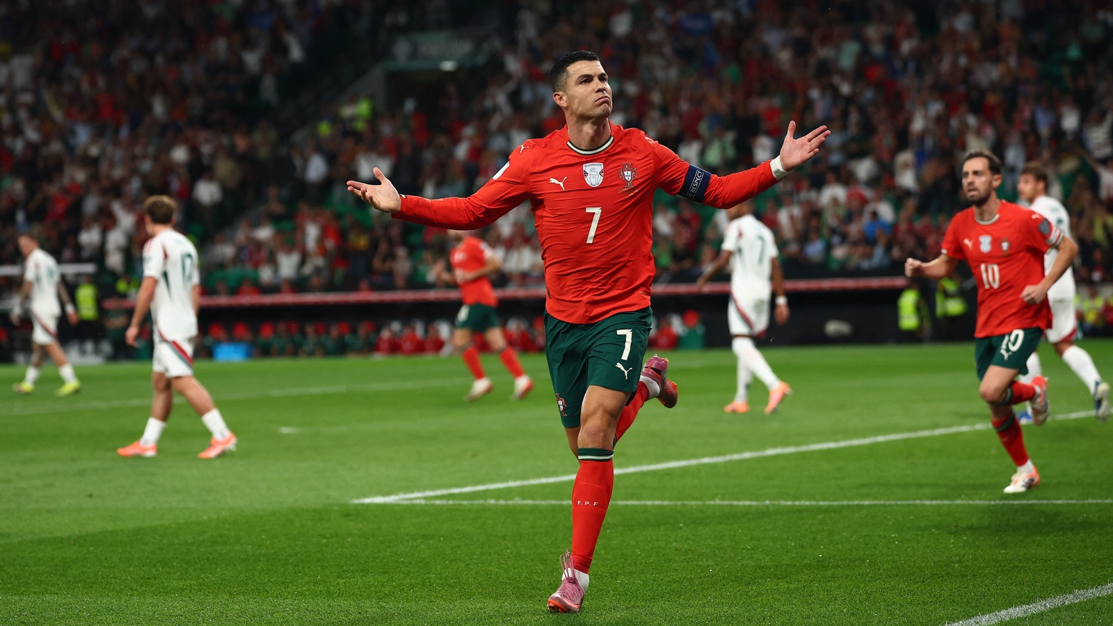 Cristiano Ronaldo brace shatters FIFA World Cup Qualifier record, but Portugal held to draw by last-minute Hungary goal