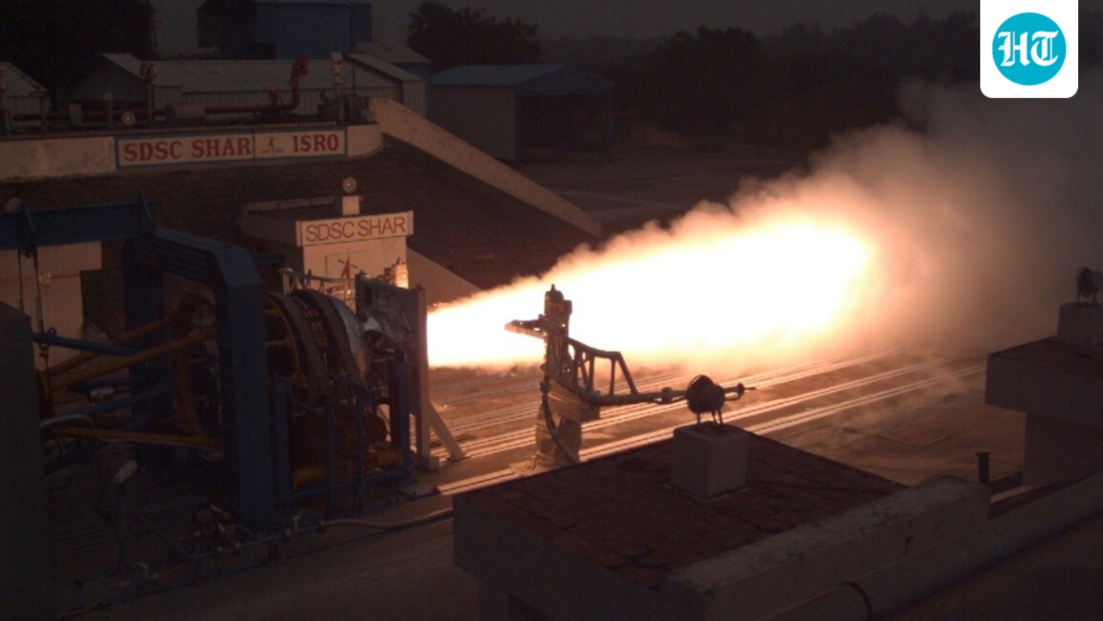 ISRO conducts ground test of SSLV third stage in Andhra Pradesh