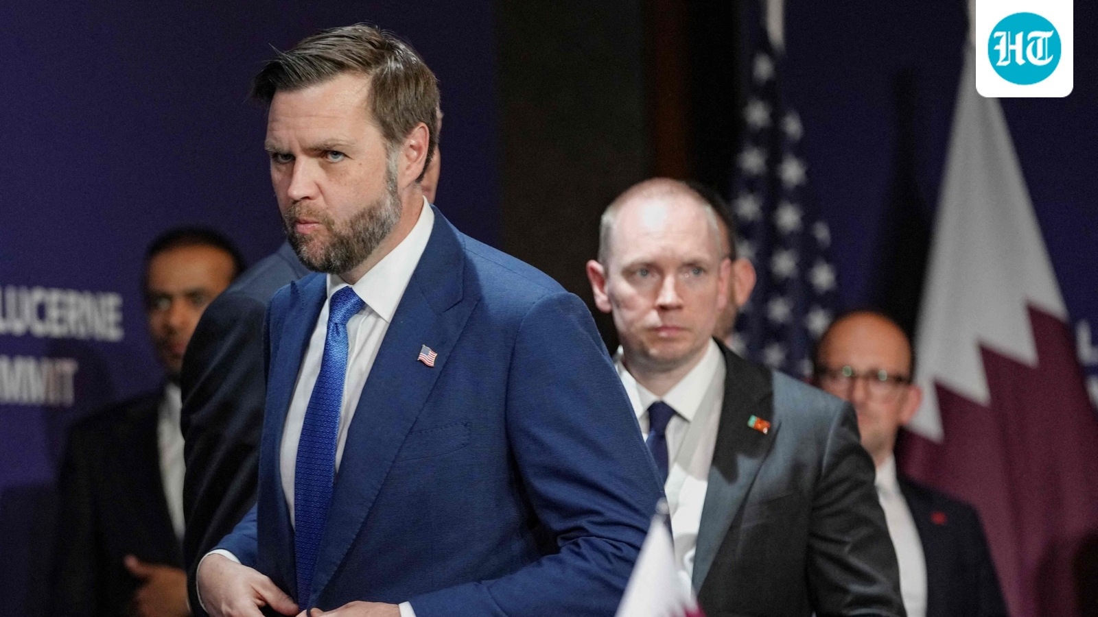 Qatar 'snubs' JD Vance on camera, hugs Shehbaz Sharif instead at US-Iran talks in Switzerland