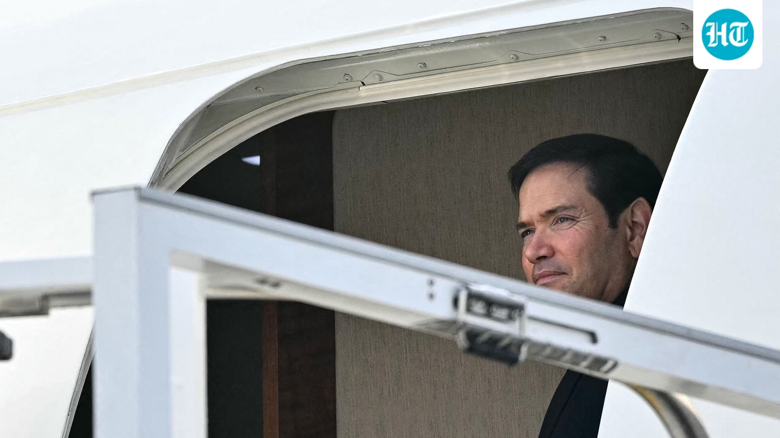 Marco Rubio hides from Trump to sleep on Air Force One: 'I look like a mummy'