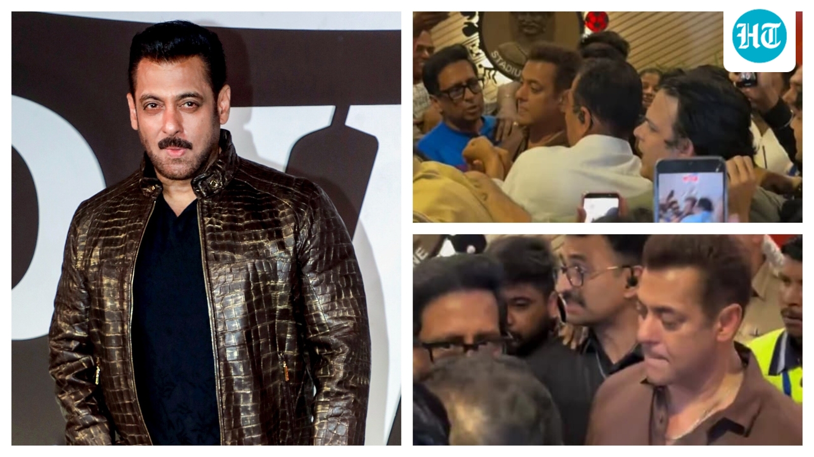 Salman Khan gets mobbed at an event amid death threats, fans raise concerns around security: ‘This looks risky’