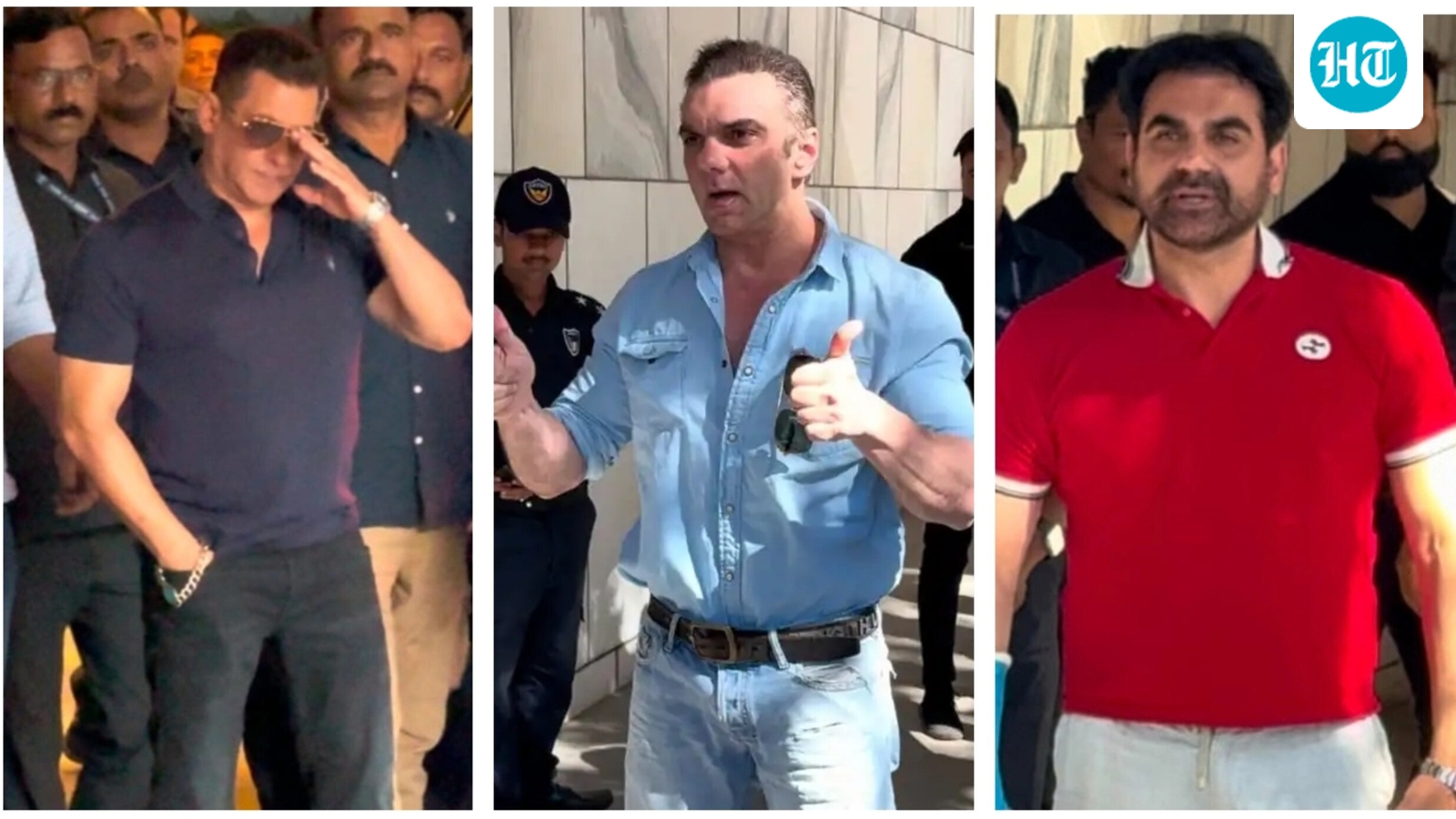 Salman Khan, Arbaaz Khan and Salim Khan come together to celebrate Sohail Khan’s birthday