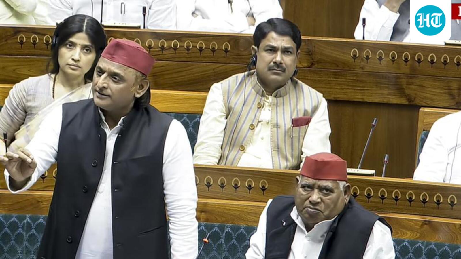 How many women CMs in BJP, asks Akhilesh Yadav in Lok Sabha