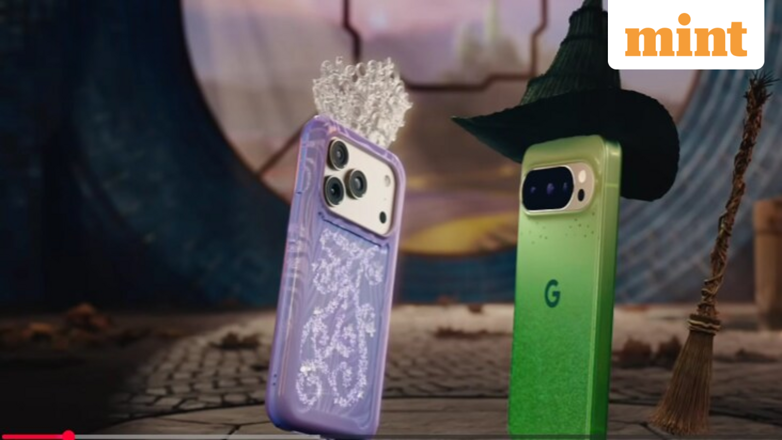 Google spoofs Apple with Wicked-inspired BestPhonesForever ad, taking a playful swipe
