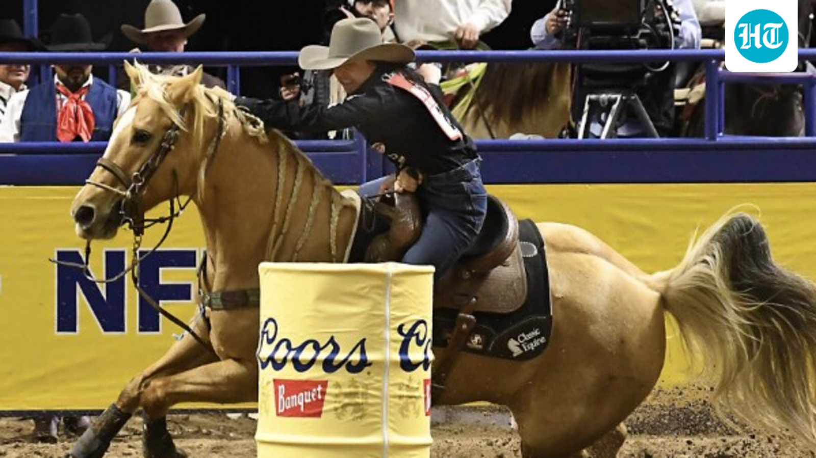 National Finals Rodeo Day 3 standings: Who recorded the best time in barrrel racing? Full list here