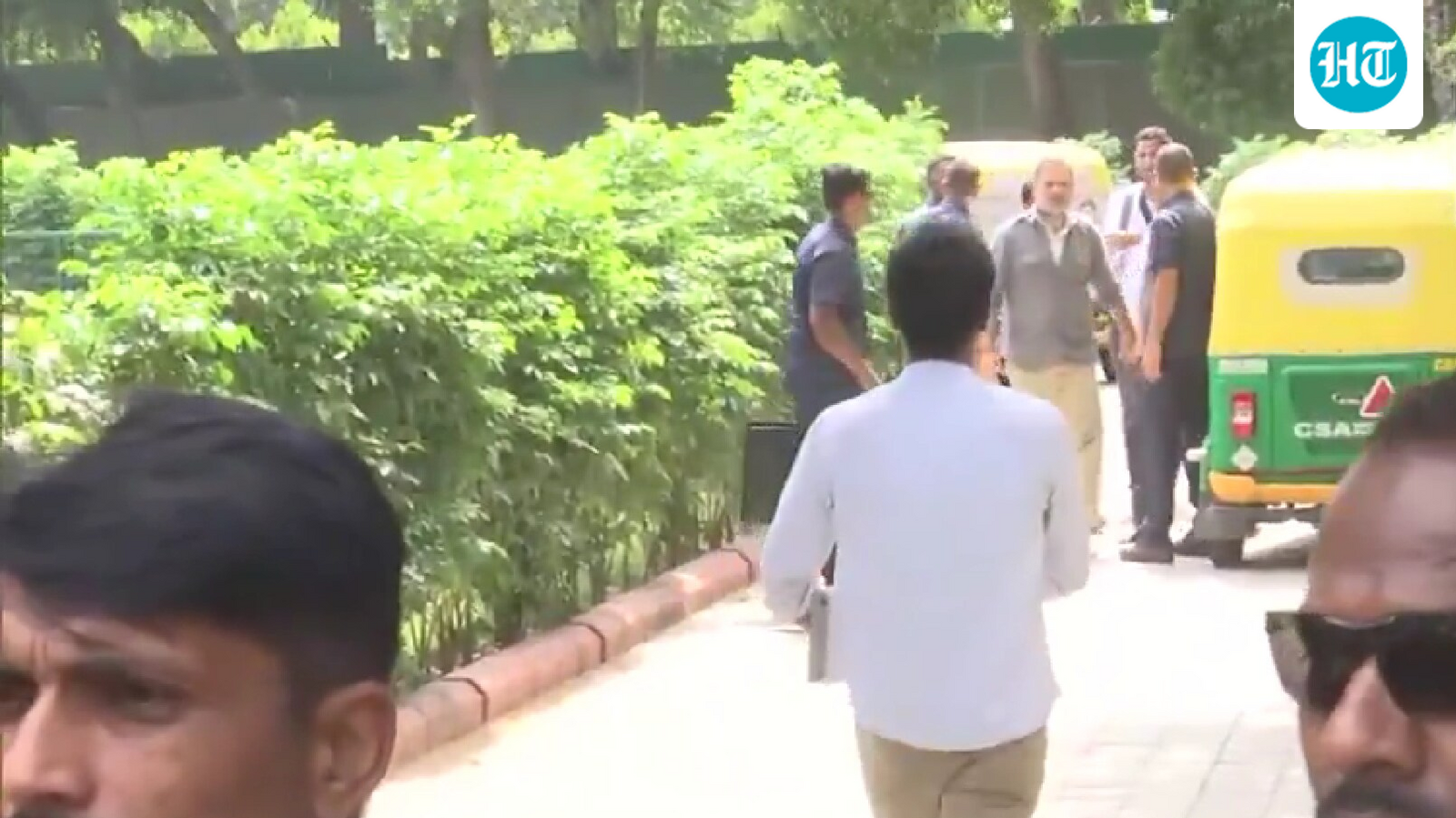 Rahul Gandhi spotted in auto driver's uniform outside Delhi residence