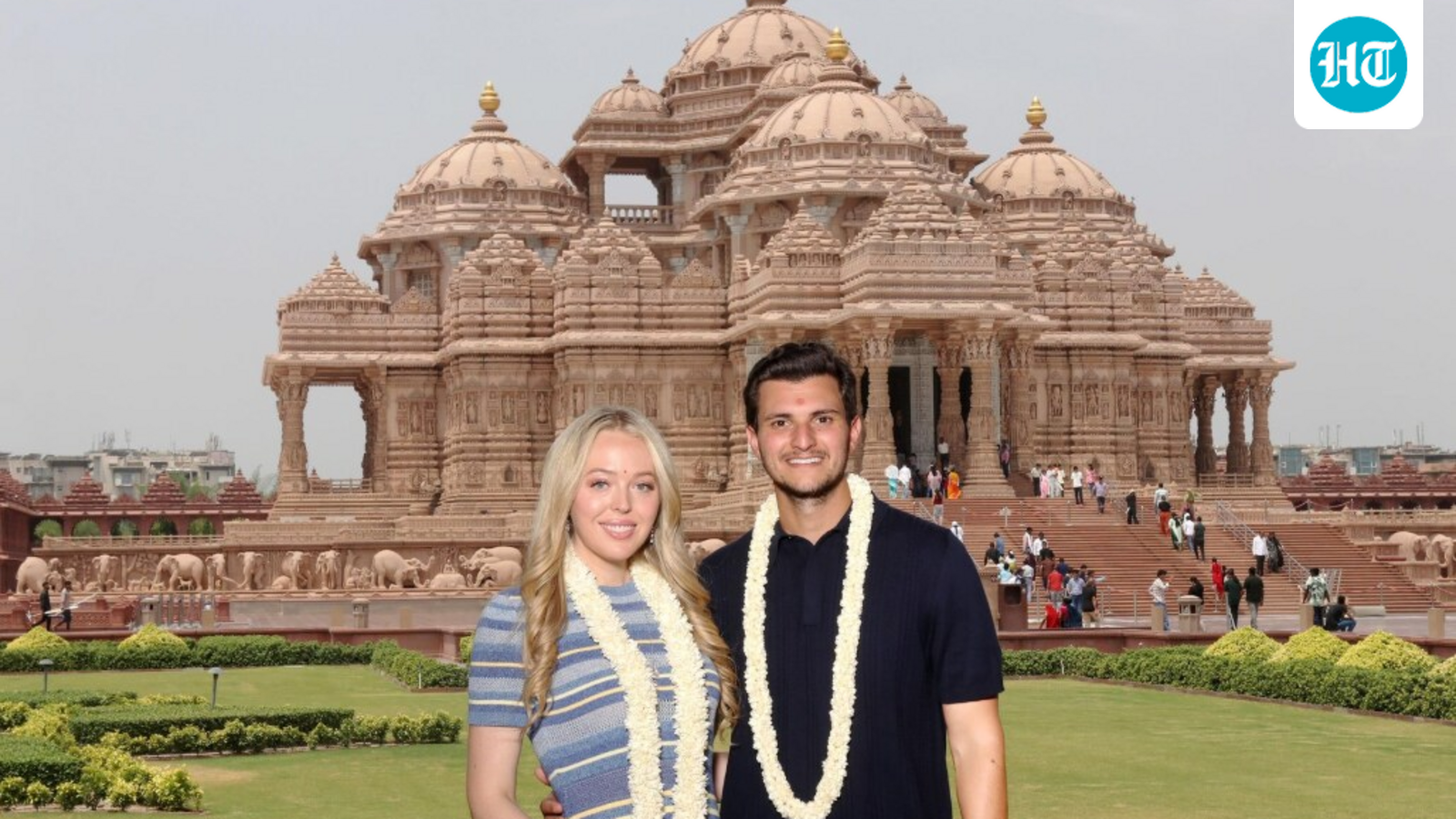 Trump's daughter Tiffany in India, visits Taj Mahal, Akshardham Temple with husband