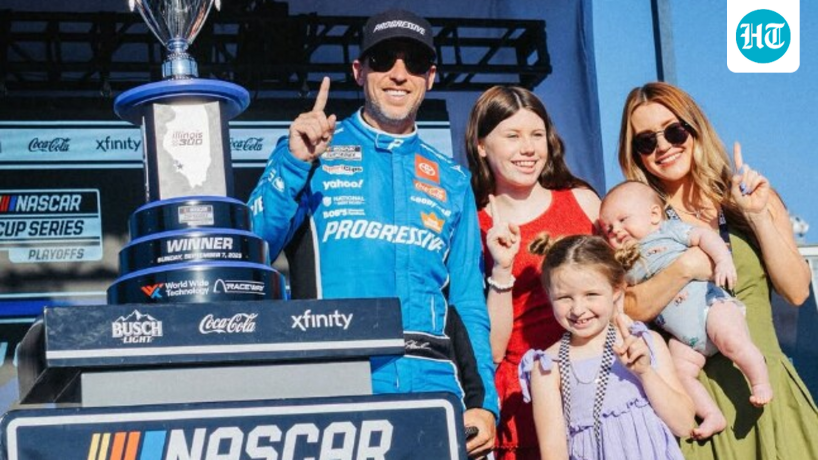 Who is Jordan Fish? 5 things to know about Denny Hamlin's fiancé and baby mama