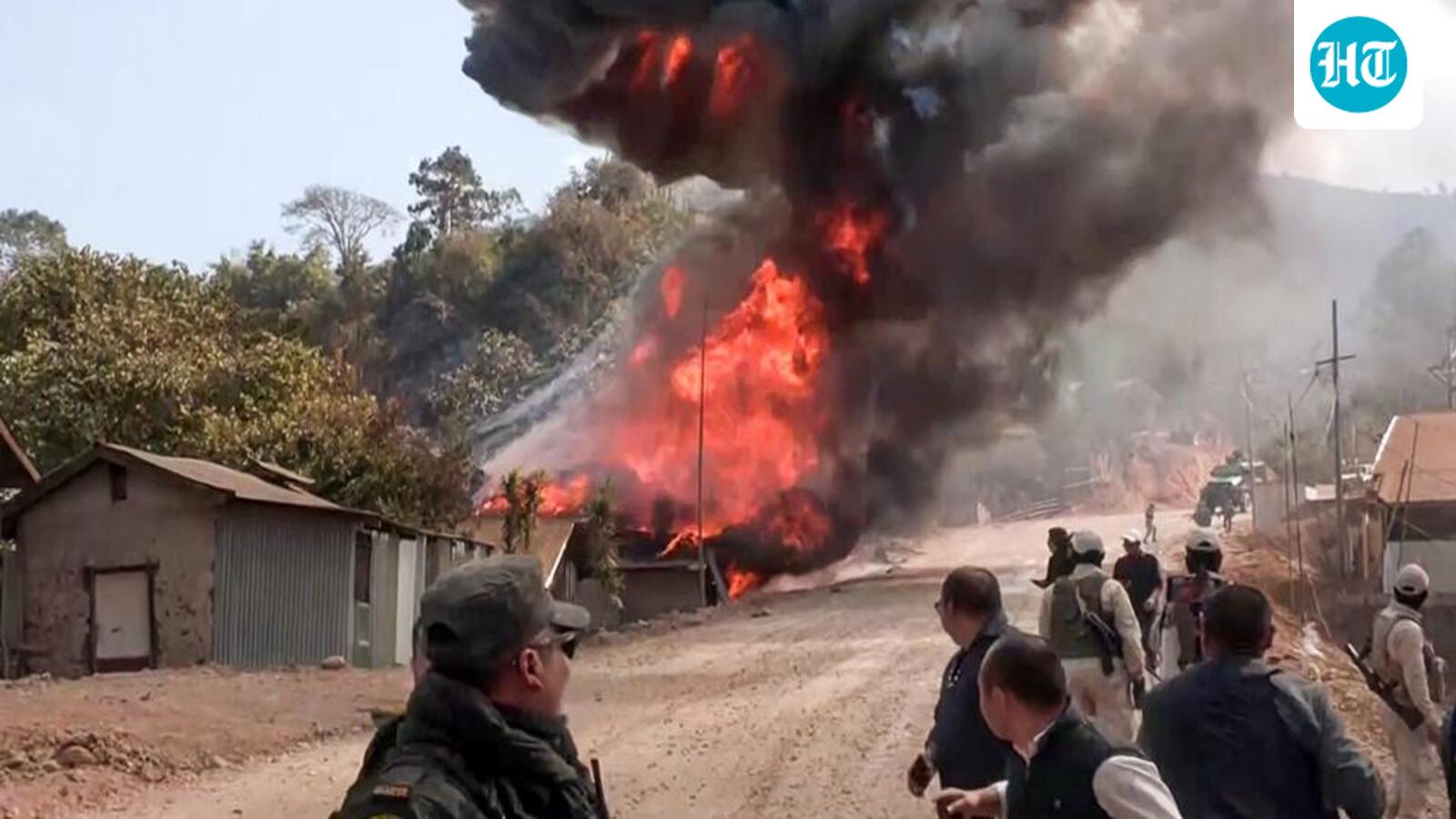Manipur: 50 houses burnt in Ukhrul; internet suspended for 5 days