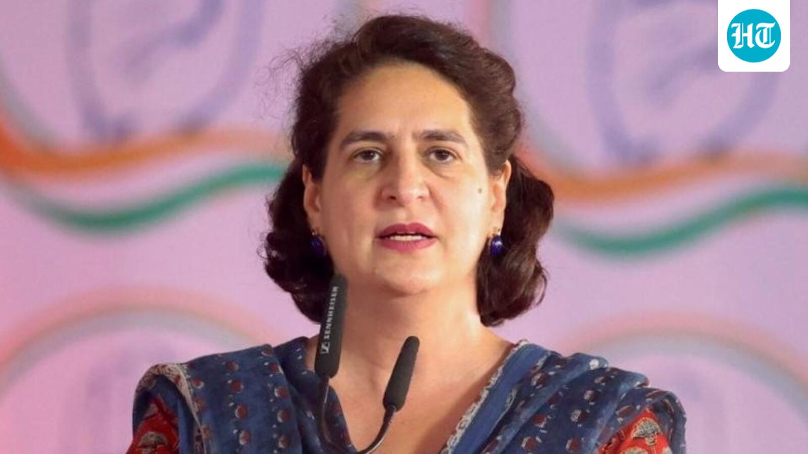 Assam: Priyanka Gandhi says benefit schemes conditional to attending BJP events
