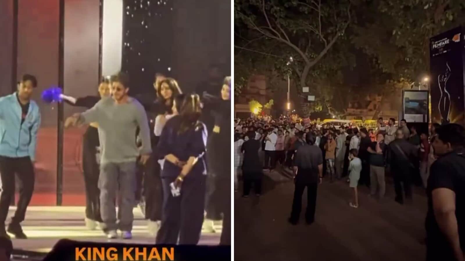 Shah Rukh Khan turns back the clock, dances to 90s hit at Filmfare Awards rehearsal; hundreds queue up to watch at 3 am