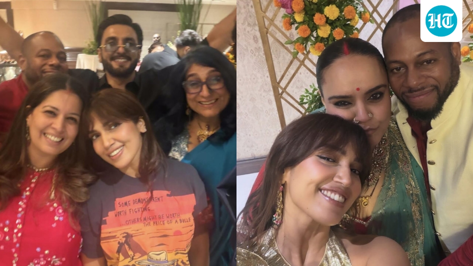 Bhumi Pednekar shares inside glimpses from Shanoo Sharma’s wedding; Ranveer Singh’s appearance grabs attention