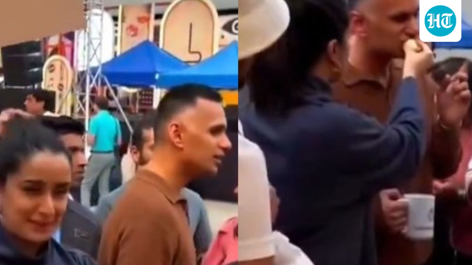Shraddha Kapoor lovingly feeds golgappas to boyfriend Rahul Mody; Watch