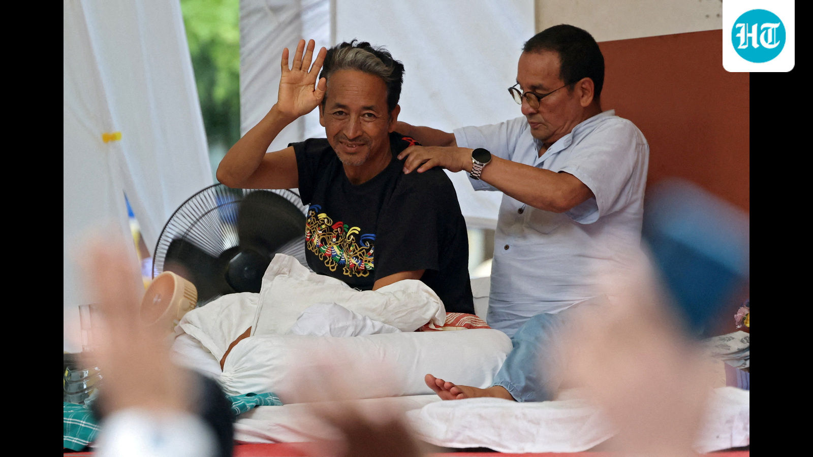 Wangchuk shifted to Safdarjung Hospital after 21-day hunger strike at Jantar Mantar