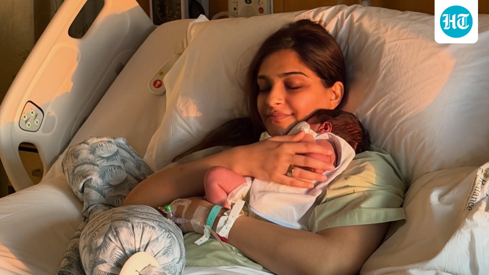 Sonam Kapoor shares first picture with her newborn son a week after delivery, pens gratitude note: ‘Feeling blessed…’