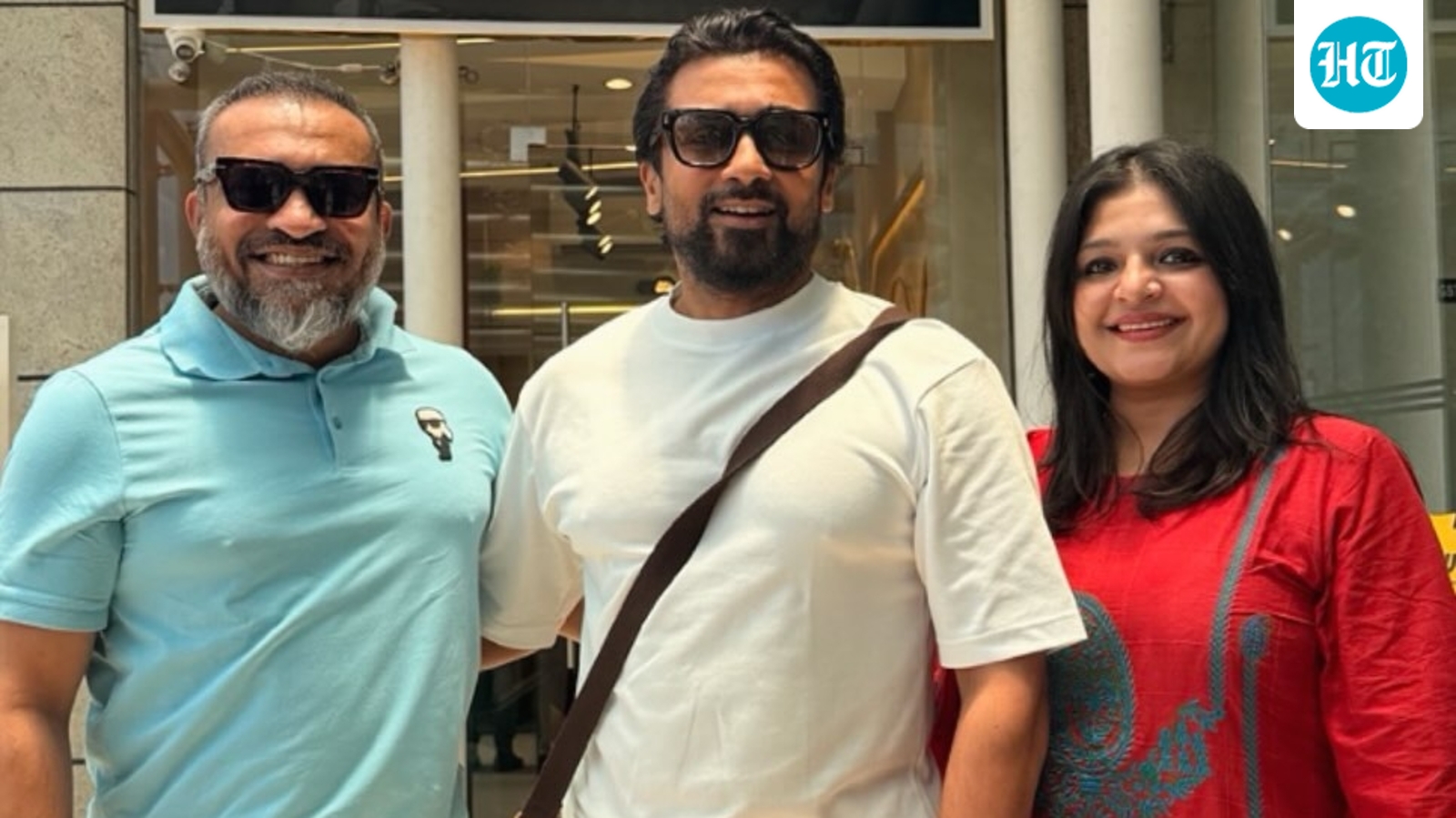 Soubin Shahir shares his own version of Vaaranam Aayiram dialogue with Suriya; his wife calls Tamil star ‘beautiful’