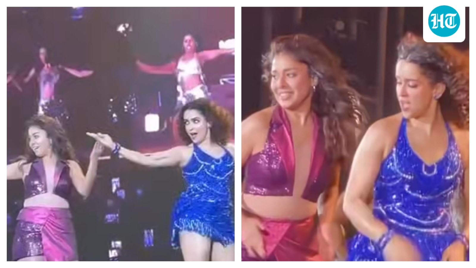 Sunidhi Chauhan dances with Sanya Malhotra at her Delhi concert, internet finds her Taylor Swift coded