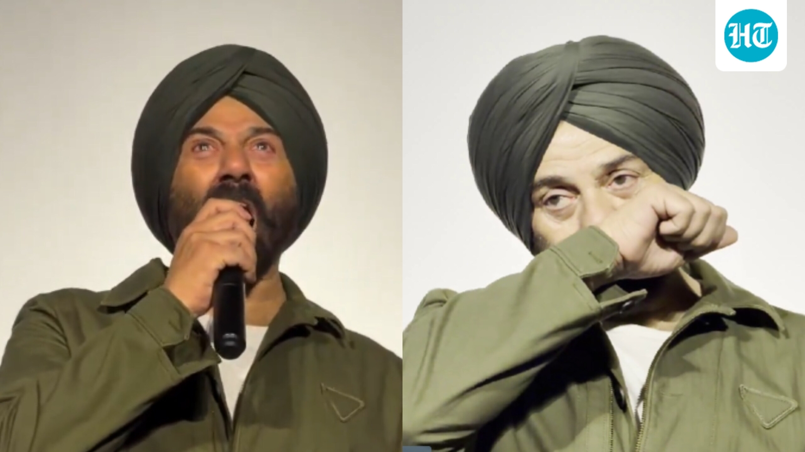 Sunny Deol gets teary-eyed at Border 2 teaser launch in first appearance after dad Dharmendra's death