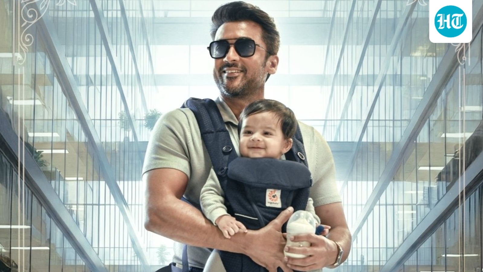 Vishwanath and Sons: Suriya is armed with a baby in title poster for Venky Atluri film, release date announced