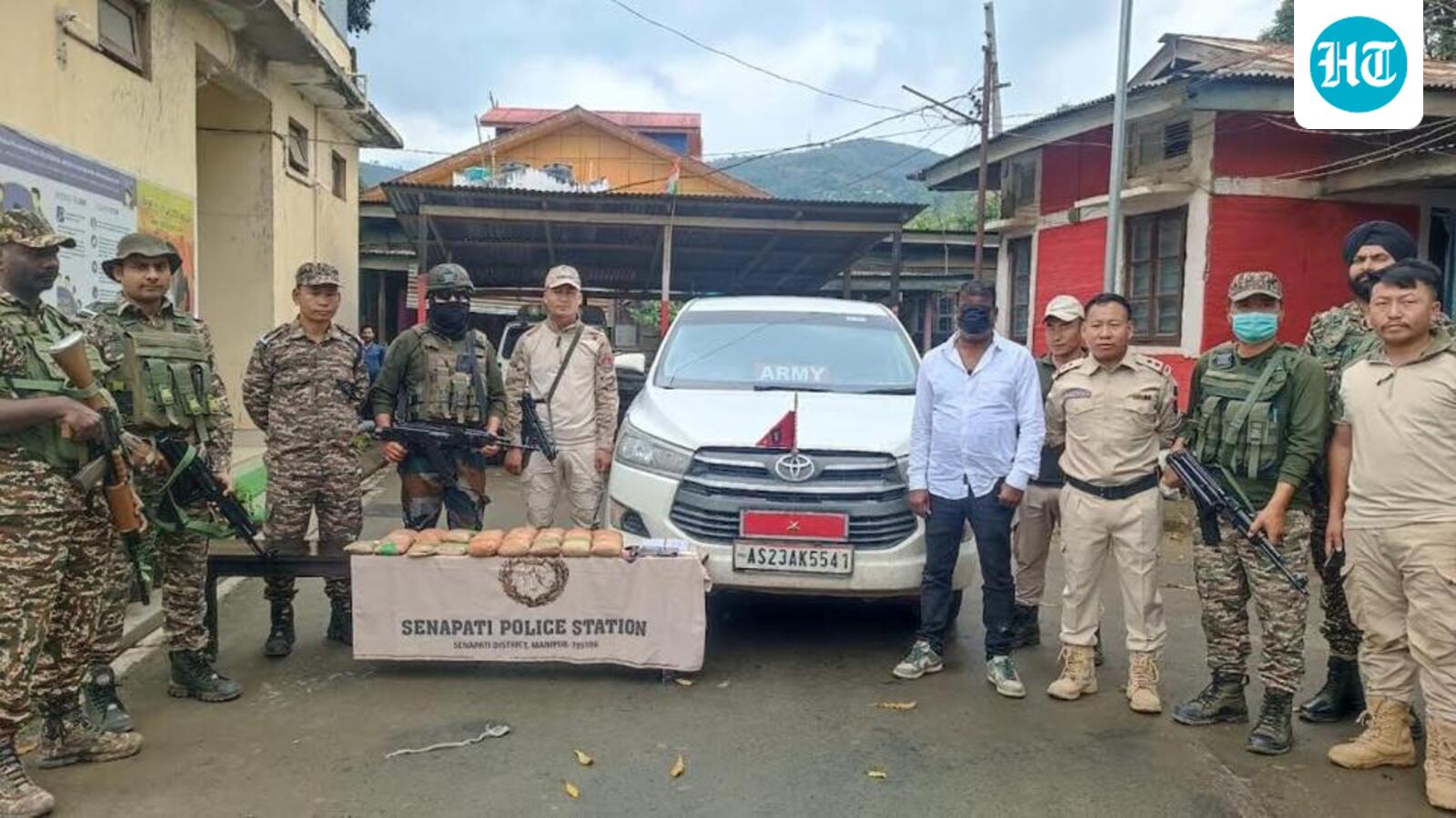 Fake Army car used to smuggle 15.35 kg opium in Manipur; one arrested: Police