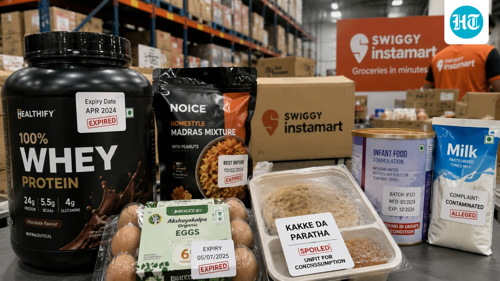 Swiggy Instamart gets food regulator's notice for selling expired whey protein, rotten eggs