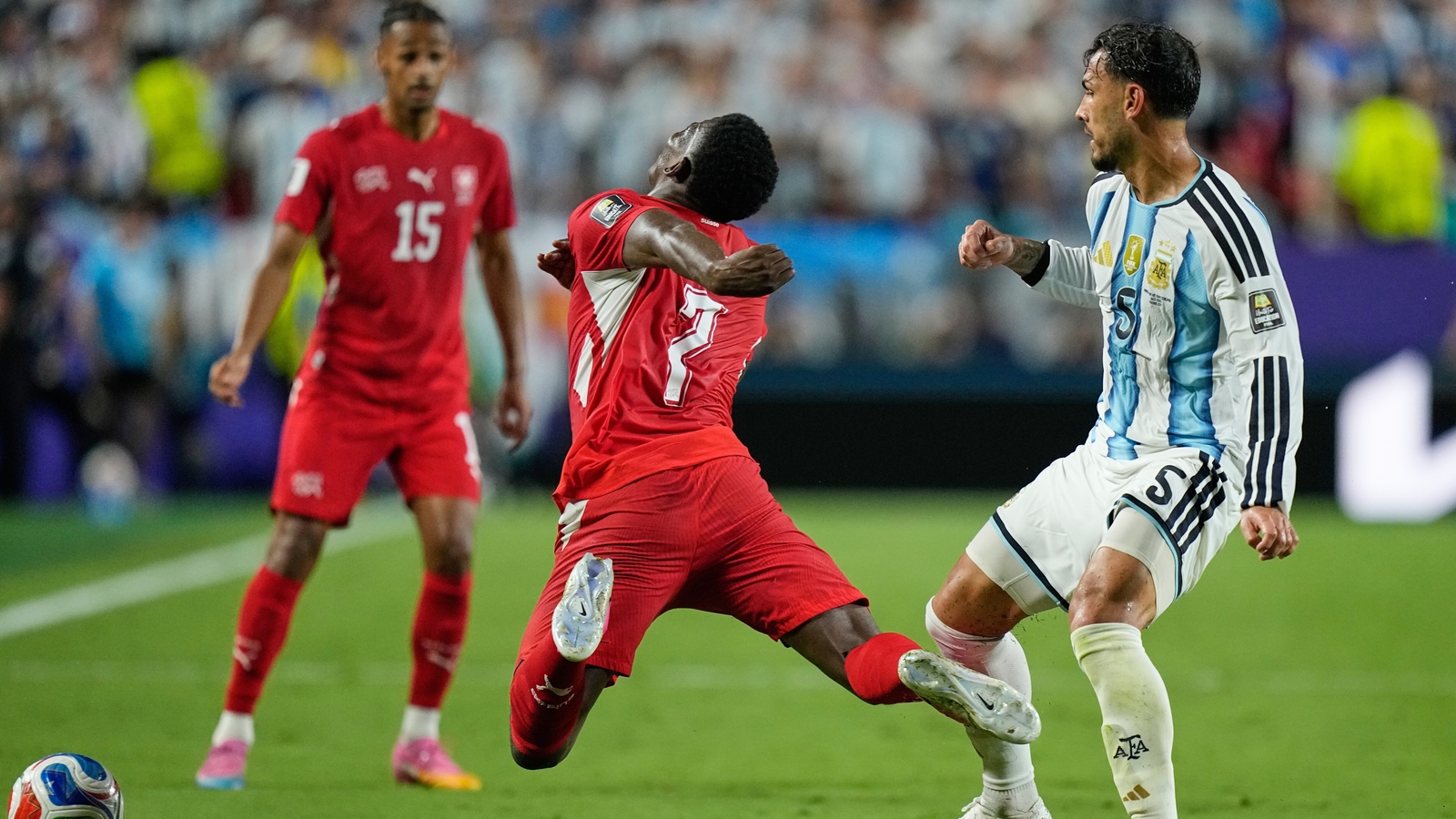 Embolo vs Paredes red card row: Argentina vs Switzerland rigged? Swiss star in tears | Watch