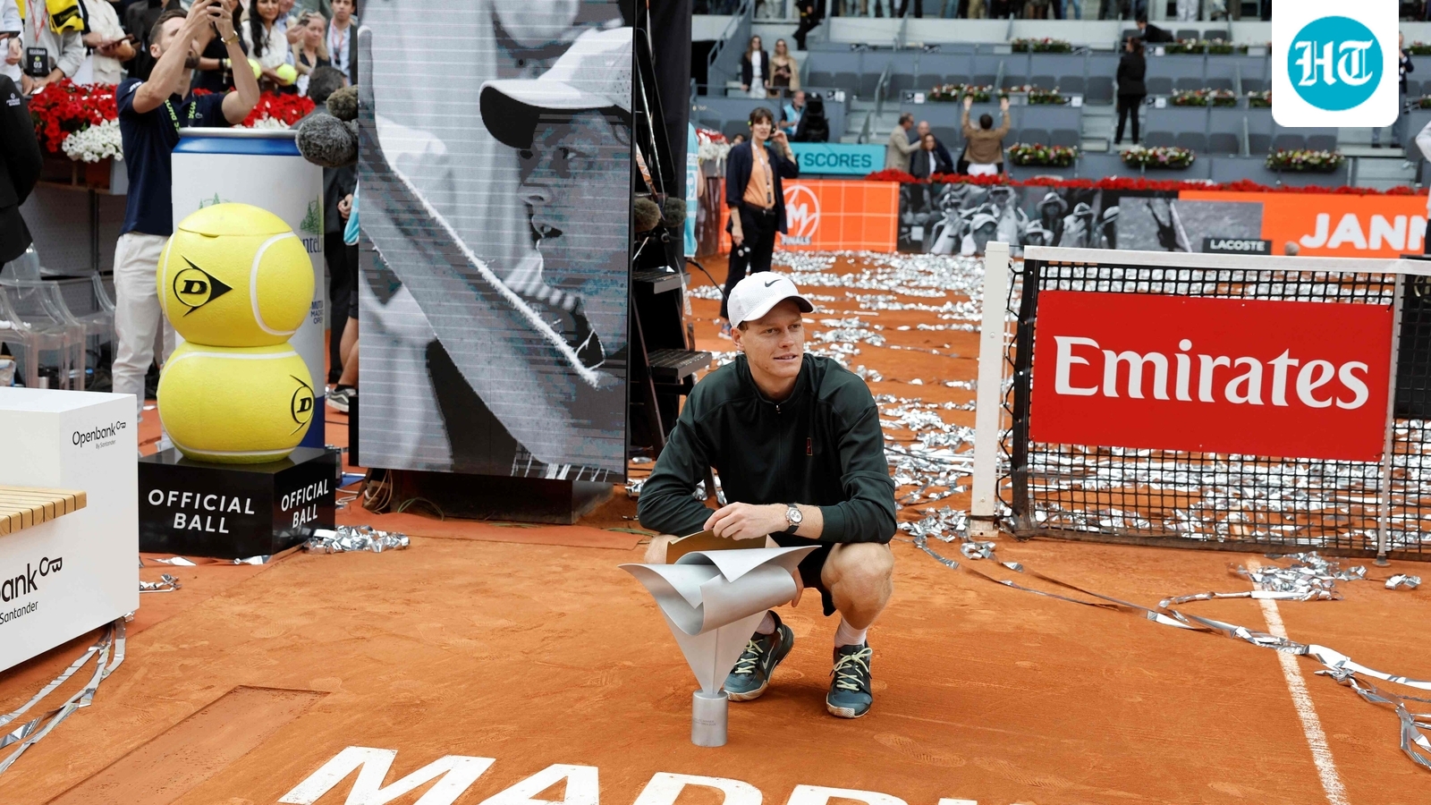 Jannik Sinner steamrolls Alexander Zverev to win Madrid Open; wins record 5th straight Masters 1000 title