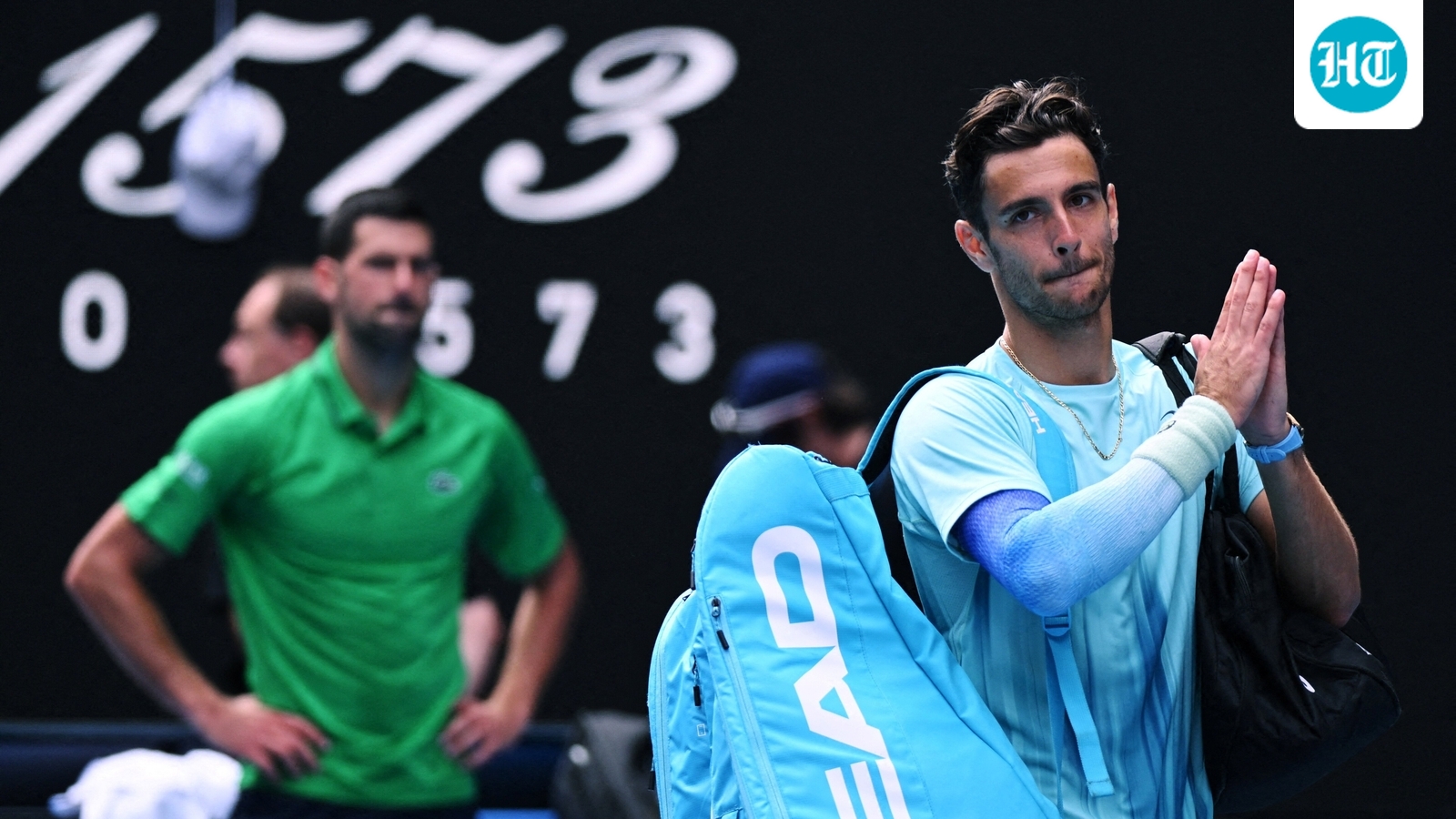 Lorenzo Musetti confirms suspected tear after ‘painful’ mid-match retirement against Novak Djokovic